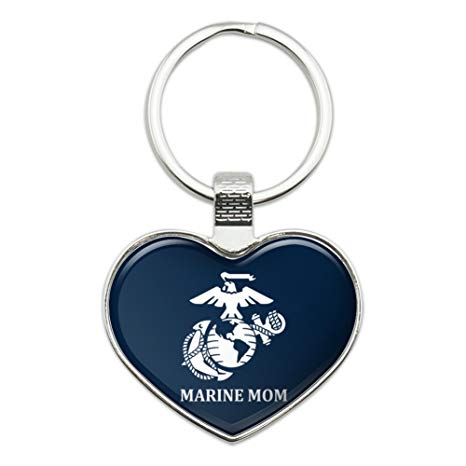 Chainring Logo - Amazon.com : Marine Mom USMC White Logo on Blue Officially Licensed ...