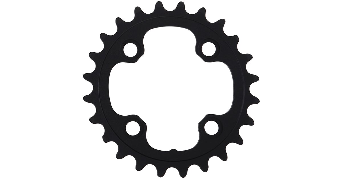 Chainring Logo - AEROZINE MTB koronka CNC 64 czarna - Bikeonlineshop Polska