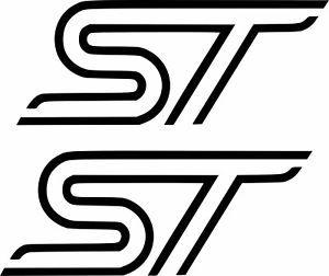 St Logo - Ford ST Logo Sticker Decal x 2 RS GT Fiesta Focus Sierra | eBay