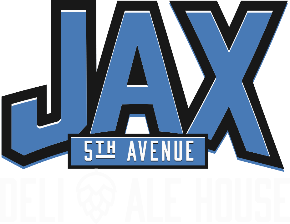 Jax Logo - Jax Fifth Avenue Deli & Ale House Craft Beer Menu