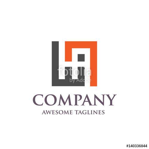 Ha Logo - creative letter HA logo. Abstract business logo design template ...