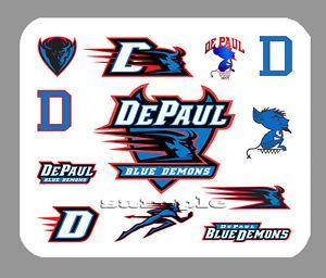Depual Logo - Item#4399 DePaul Blue Demons Logo Art Mouse Pad | eBay