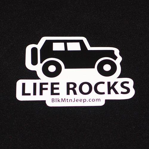 Jeep.com Logo - Apparel - Stickers - Black Mountain Jeep