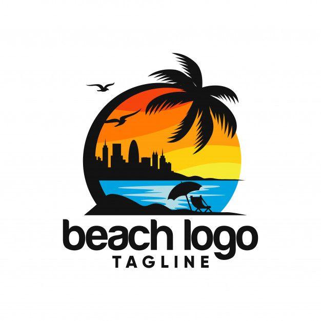 Playa Logo - Beach logo vector template Vector | Premium Download