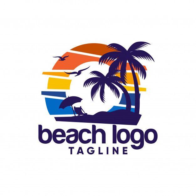 Playa Logo - Beach logo vector template Vector | Premium Download