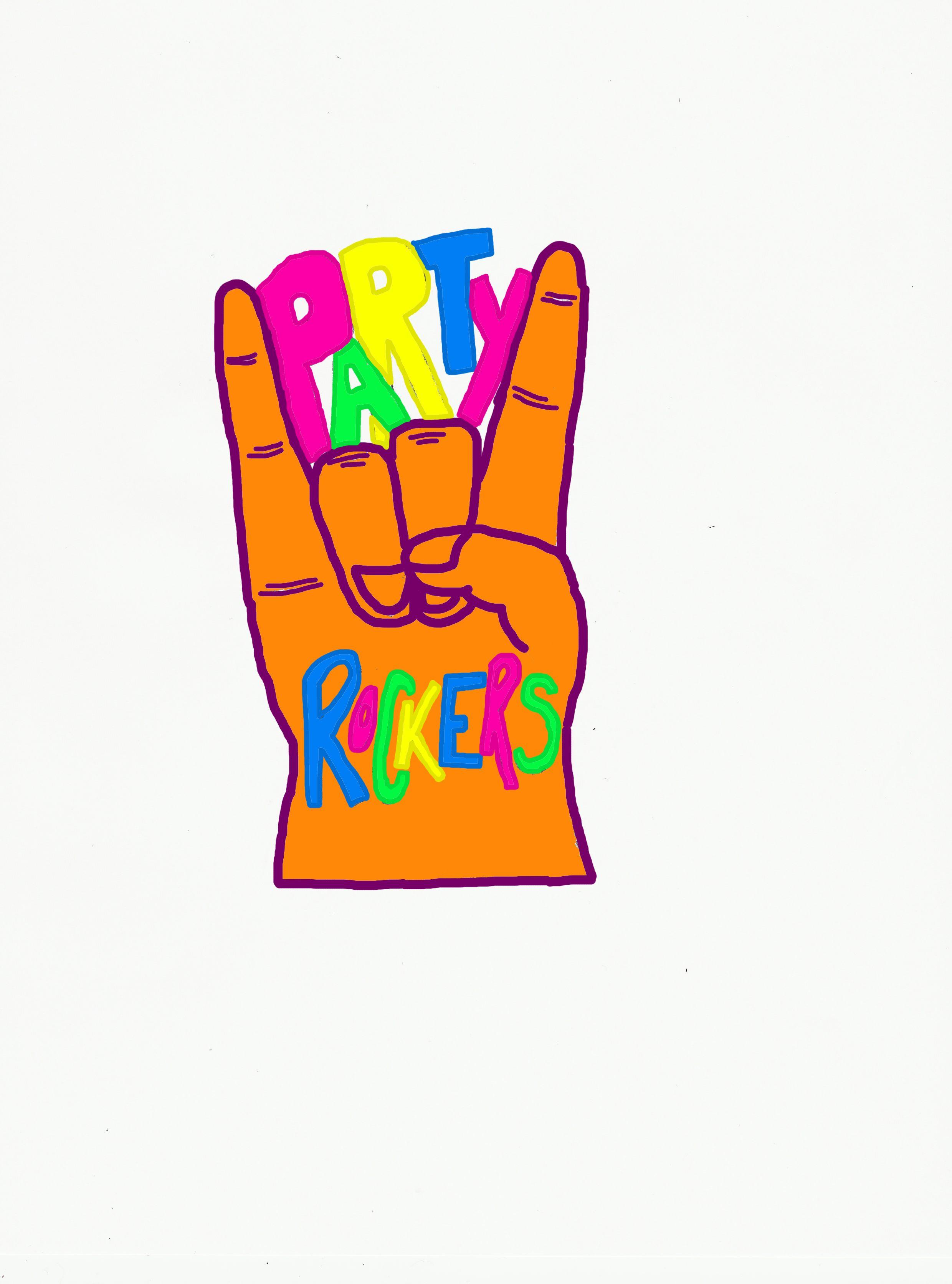 Rockers Logo - PARTY ROCKERS LOGO | Media Arts Blog