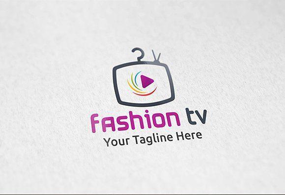 FashionTV Logo - Fashion TV Template Logo Templates Creative Market