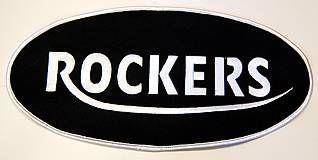 Rockers Logo - Large Rockers Patch Cafe Shop