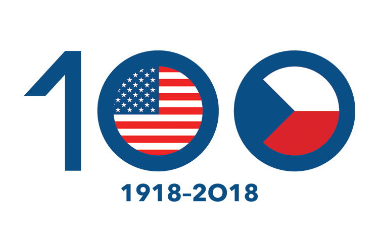 Czechoslovakia Logo - The Centennial of U.S.-Czech Relations. U.S. Embassy in The Czech
