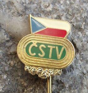Czechoslovakia Logo - Antique Czechoslovakia Czech State Sports Association CSTV Track ...