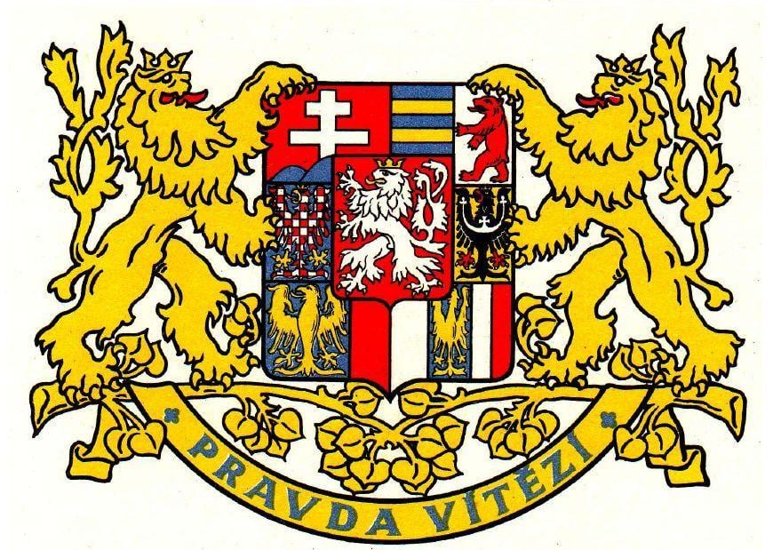 Czechoslovakia Logo - National arms of Czechoslovakia of the World