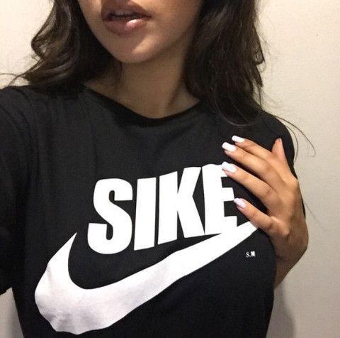 Sike Logo - Sike Black T Shirt Tops.com. Nike'd Outt