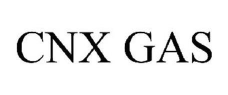 CNX Logo - CNX GAS Trademark of CNX Gas Corporation Serial Number: 78690469