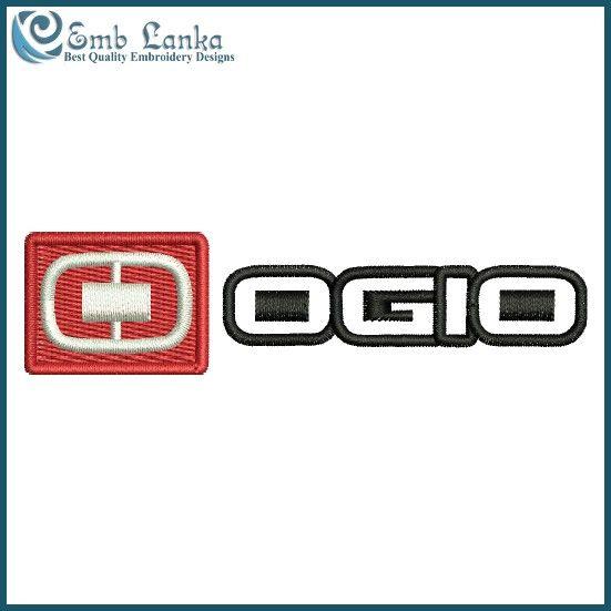 Ogio Logo - OGIO Logo Embroidery Design | Emblanka.com