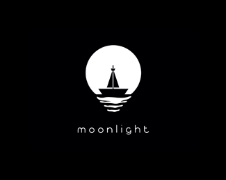 Moonlight Logo - Simple and Clever Moon Logos For Inspiration. Design // Branding