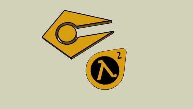 Combine Logo - Half Life 2 Logo and Combine Logo | 3D Warehouse