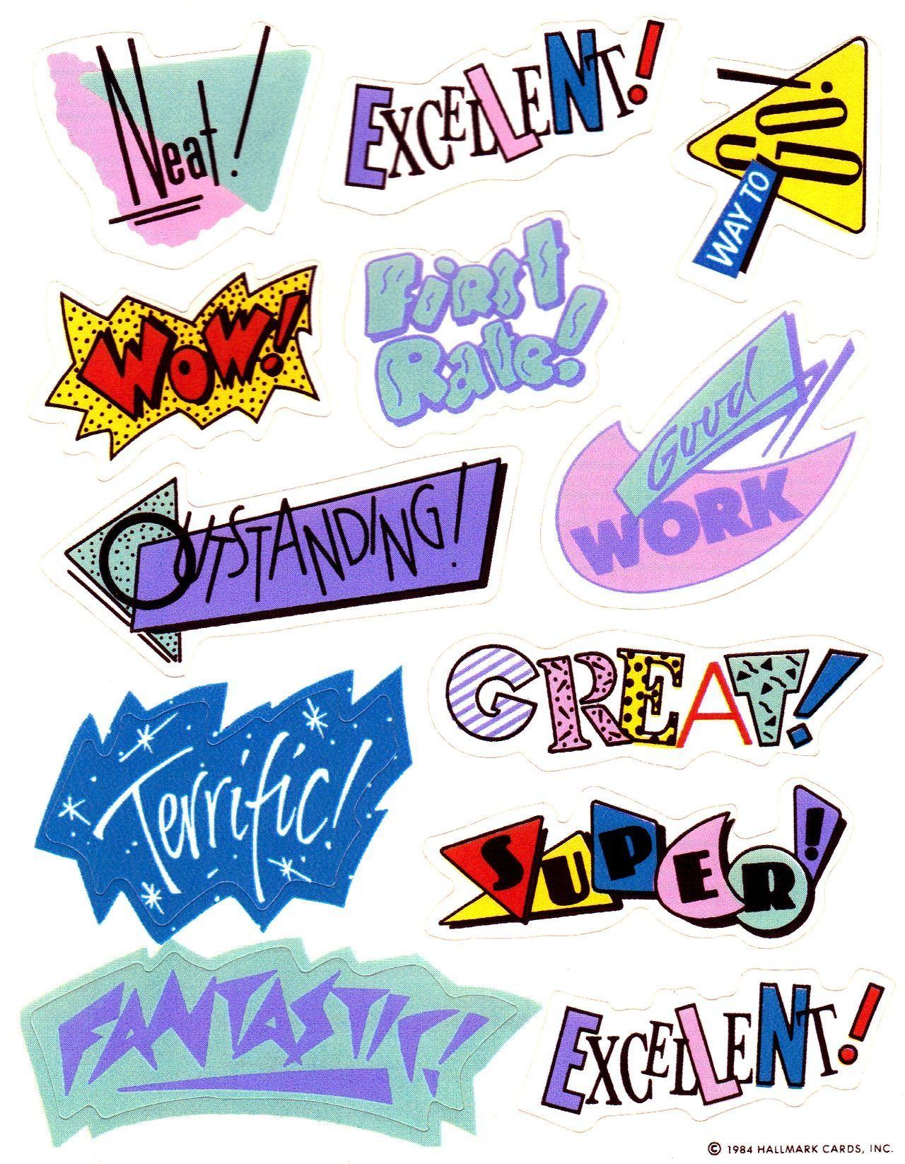 90s Logo - 90's stickers. | Design | Pinterest | Typography, Fonts and Logos