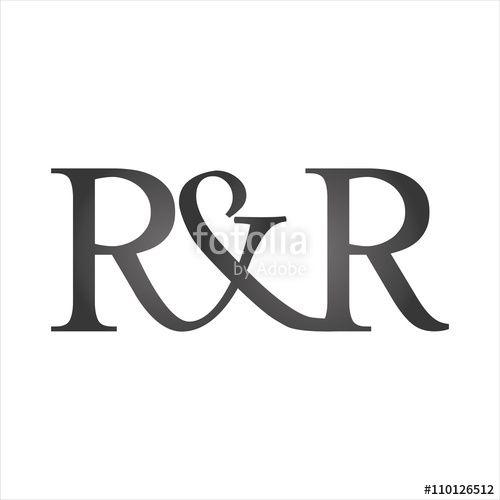 Combine Logo - R & R letter combine logo