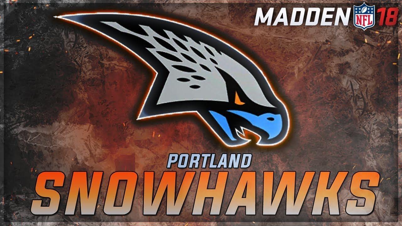 Snowhawks Logo - PORTLAND SNOWHAWKS RELOCATION FRANCHISE UPDATE | MADDEN 18 FRANCHISE ...