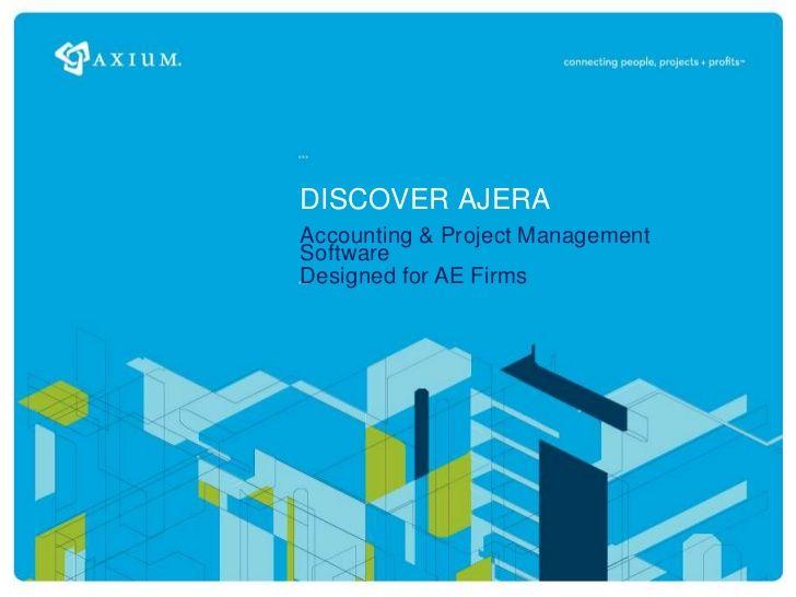 Ajera Logo - Axium's Ajera Demo Screenshots