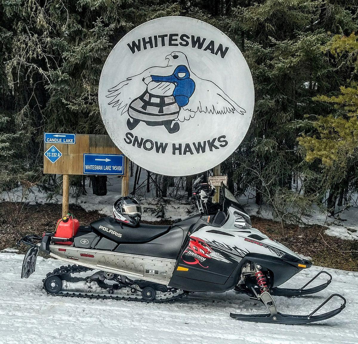 Snowhawks Logo - Trevor Schell - Whiteswan SnowHawks Trails 232 - Warm UP Shelter ...