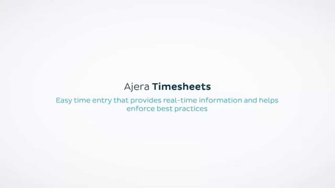 Ajera Logo - Ajera Timesheets - YouTube