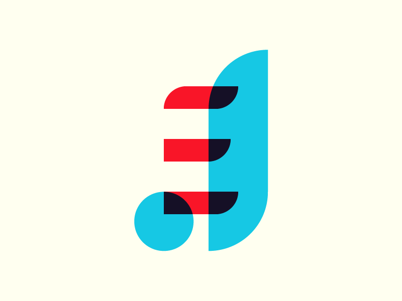 Je Logo - JE Monogram II by Jacob Etter | Dribbble | Dribbble