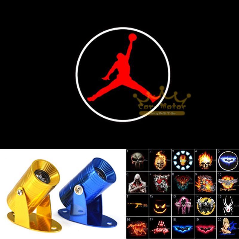 Ordan Logo - Motorcycle Ghost Shadow Spotlight Air Jordan Logo Laser Projector ...