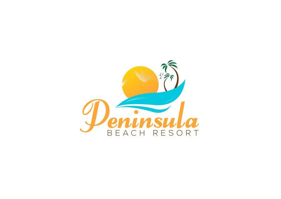 Peninsula Logo - Entry #238 by Colorbrand for Peninsula Beach Resort Logo | Freelancer