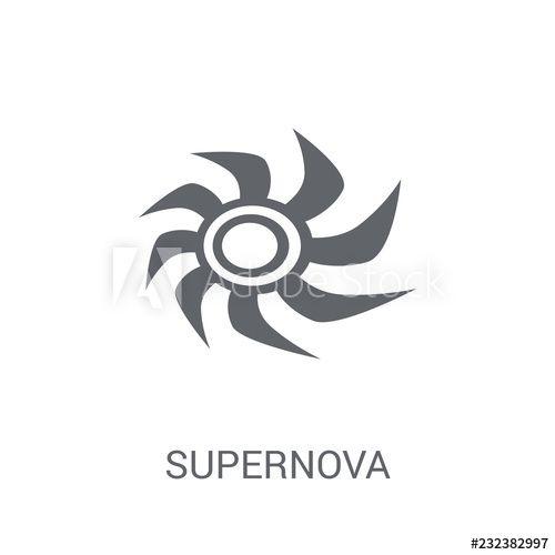 Supernova Logo - Supernova icon. Trendy Supernova logo concept on white background