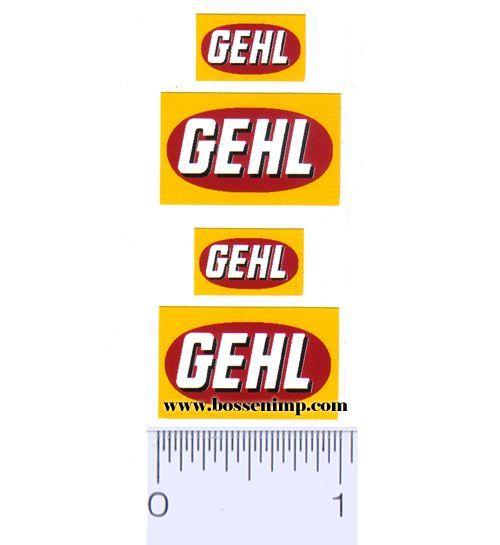 Gehl Logo - Decal Gehl Logo (Pairs)