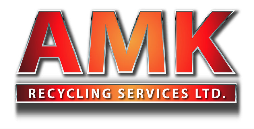 AMK Logo - Bottle Crusher and Cardboard Baler Recycling Services