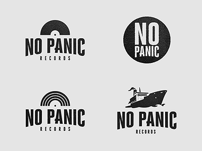 Records Logo - No Panic Records Development by Daniel Pfeifer. Dribbble