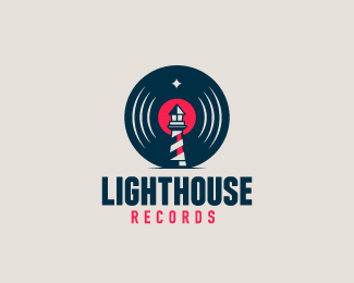 Records Logo - Logopond, Brand & Identity Inspiration (LightHouse Records)