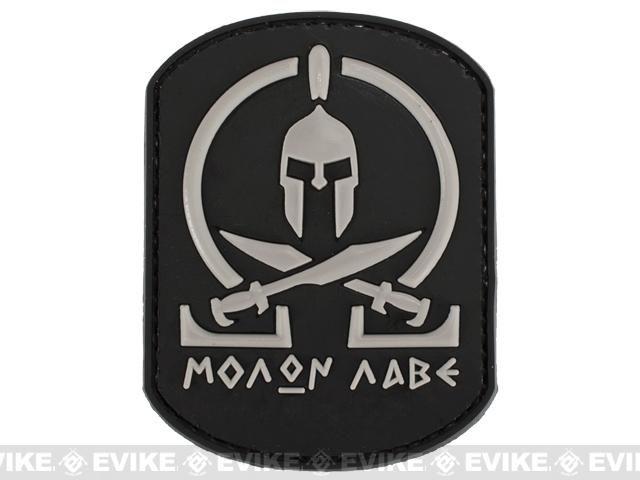 Evike Logo - Evike.com Molon Labe PVC Rubber Hook and Loop IFF Patch