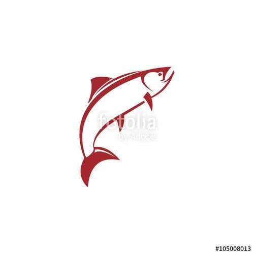 Salmon Logo - salmon fish logo