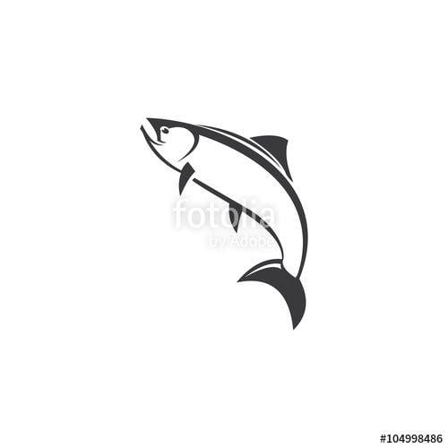 Salmon Logo - salmon fish logo