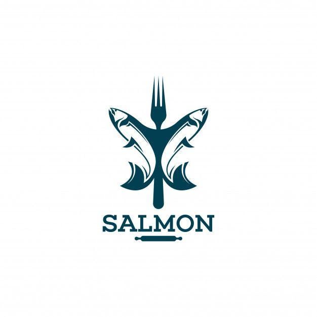 Salmon Logo - Salmon logo template Vector | Premium Download