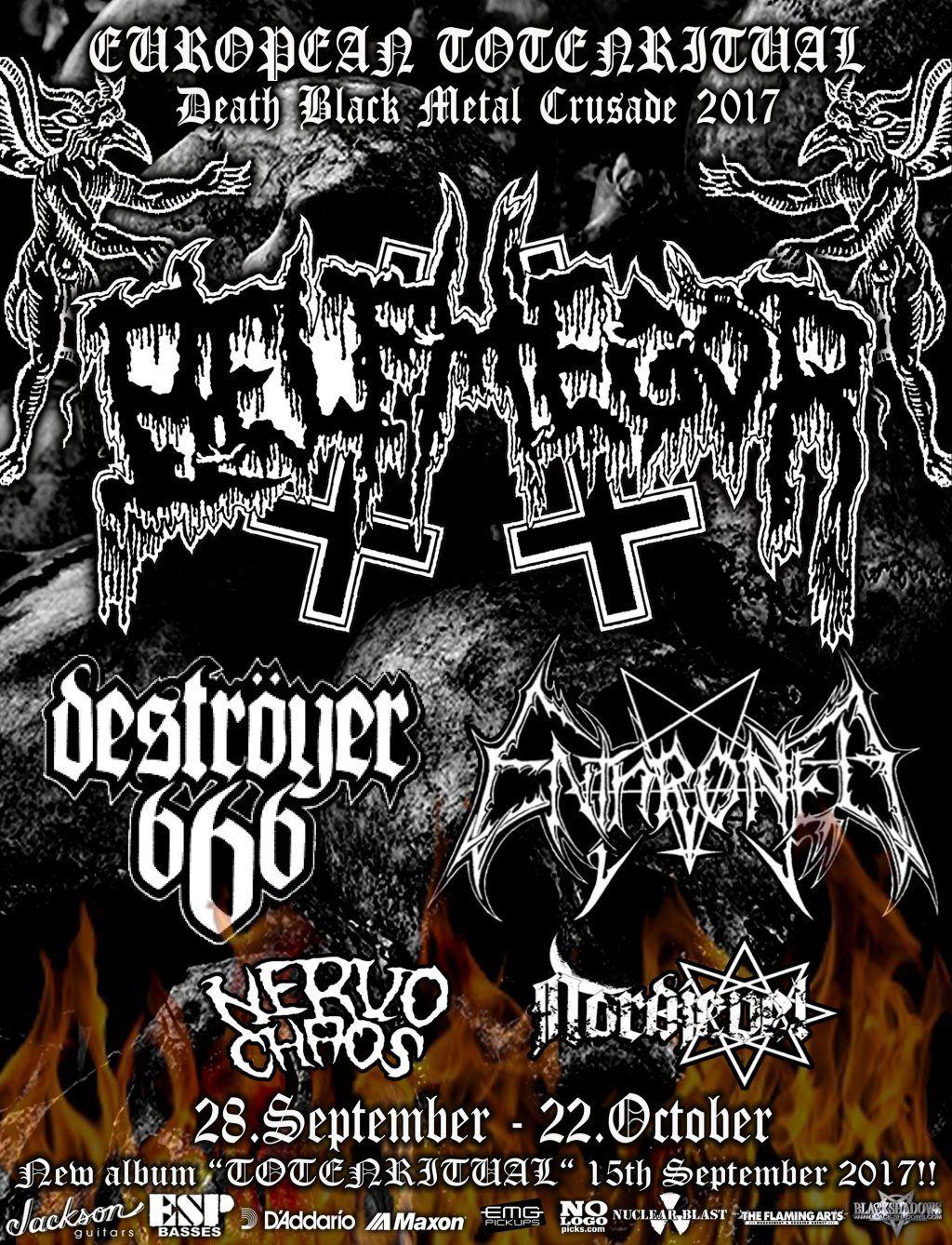 Belphegor Logo - Belphegor + Destoyer 666 + Enthroned + Nervo Chaos + Nordjevel