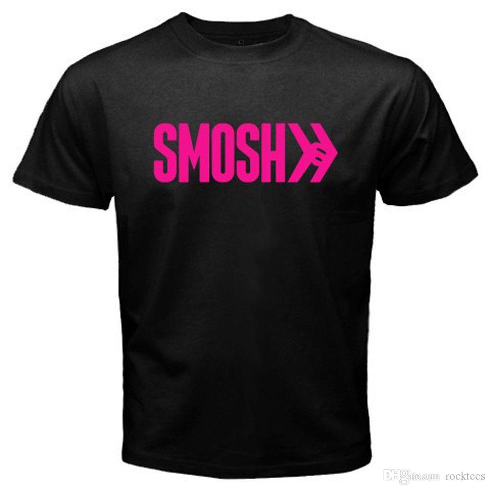 Smosh Logo - New SMOSH Logo Symbol Famous Vlogger Men'S Black T Shirt Size S 3XL