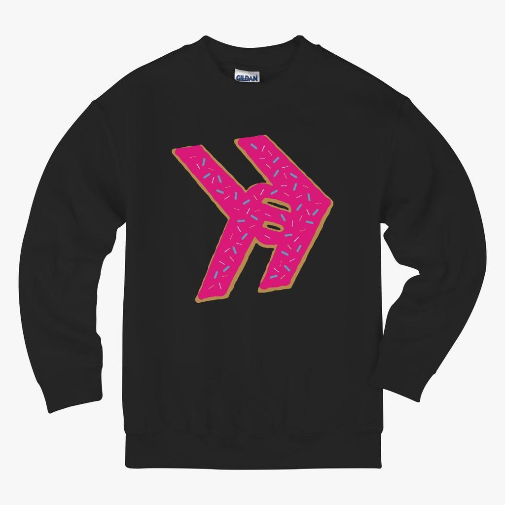 Smosh Logo - Smosh Donut Logo Kids Sweatshirt