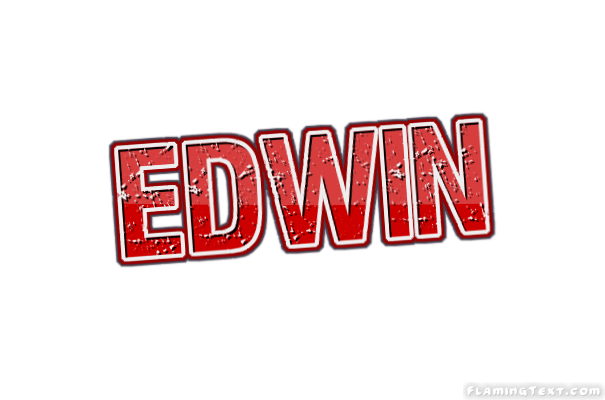 Edwin Logo - Edwin Logo. Free Name Design Tool from Flaming Text