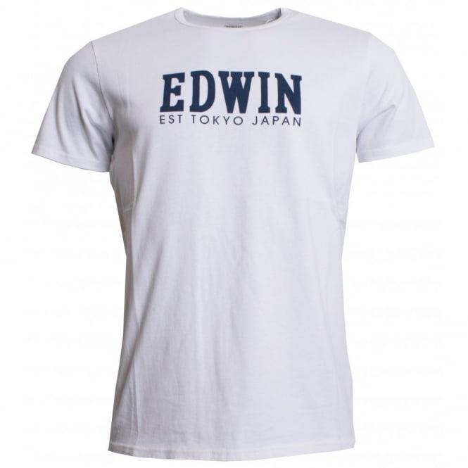 Edwin Logo - Edwin Logo T Shirt White | Ragazzi