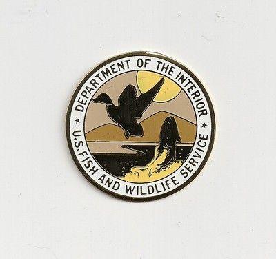 USFWS Logo - USFWS Fish & Wildlife Service Logo Brass Disc a challenge coin