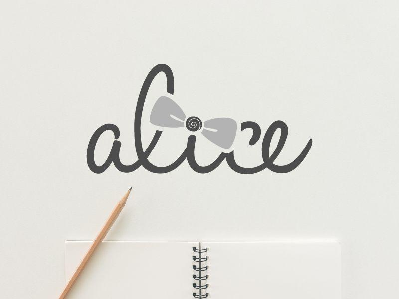 Alice Logo - Alice Logo Design by Tiago Silva | Dribbble | Dribbble