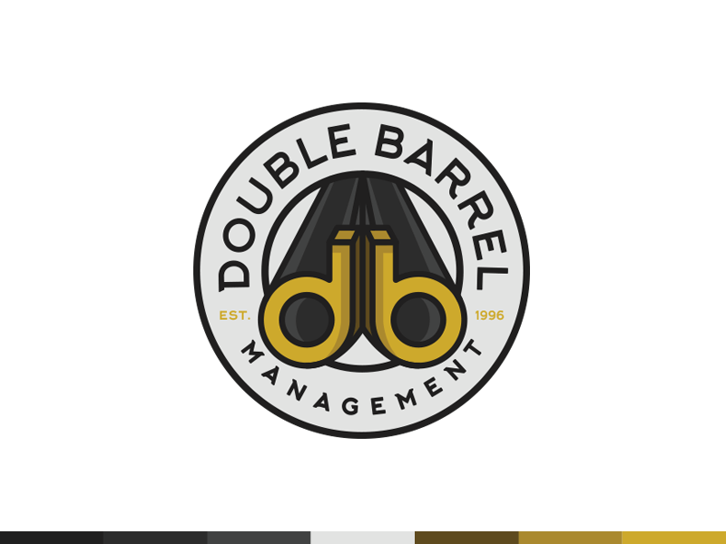 Mgmt Logo - Double Barrel Mgmt Logo by Ruben Rodriguez | Dribbble | Dribbble