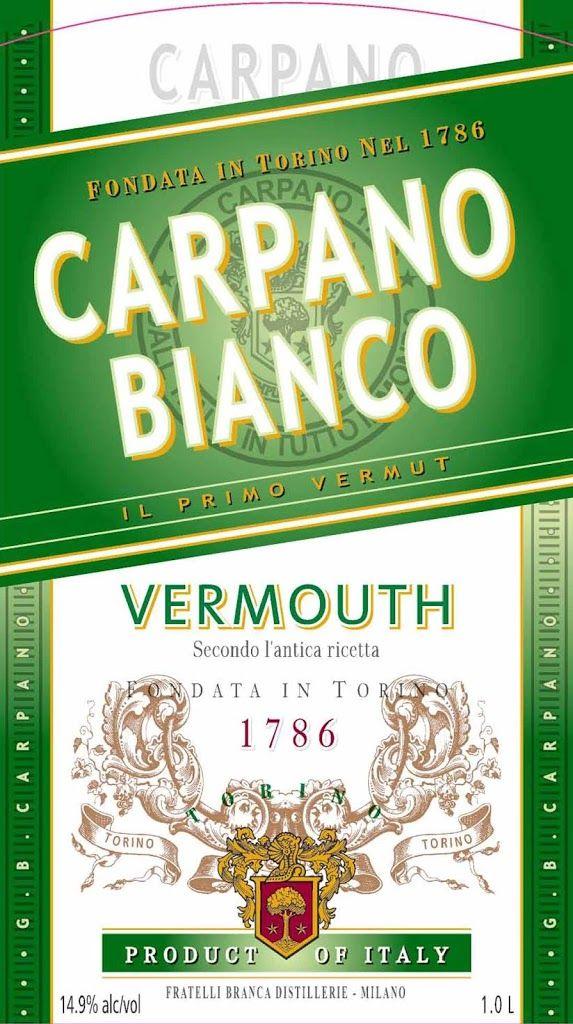 Carpano Logo - Drink of the Week: Carpano Bianco Vermouth - Imbibe Magazine