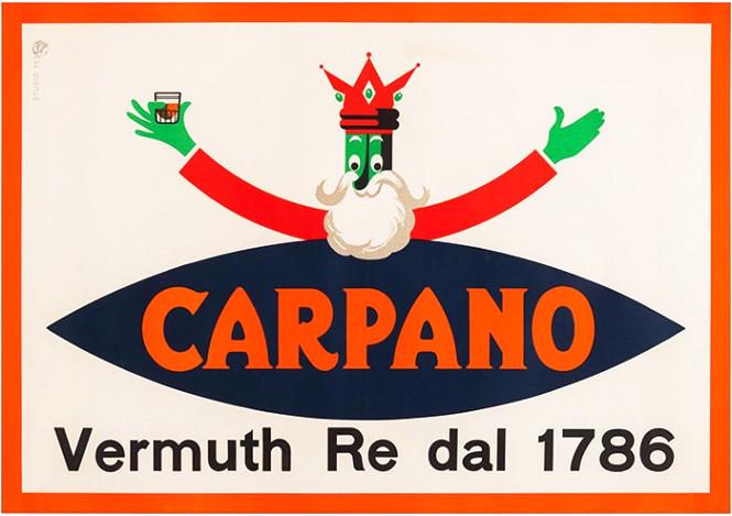 Carpano Logo - Carpano Vermouth by Armando Testa - No1 | Vintage Posters