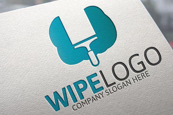 Wipe Logo - Wipe Logo ~ Logo Templates ~ Creative Market