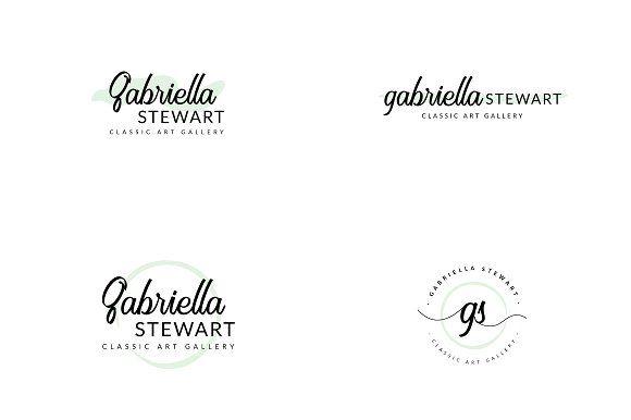 Gabriella Logo - Gabriella Stewart Logo ~ Logo Templates ~ Creative Market